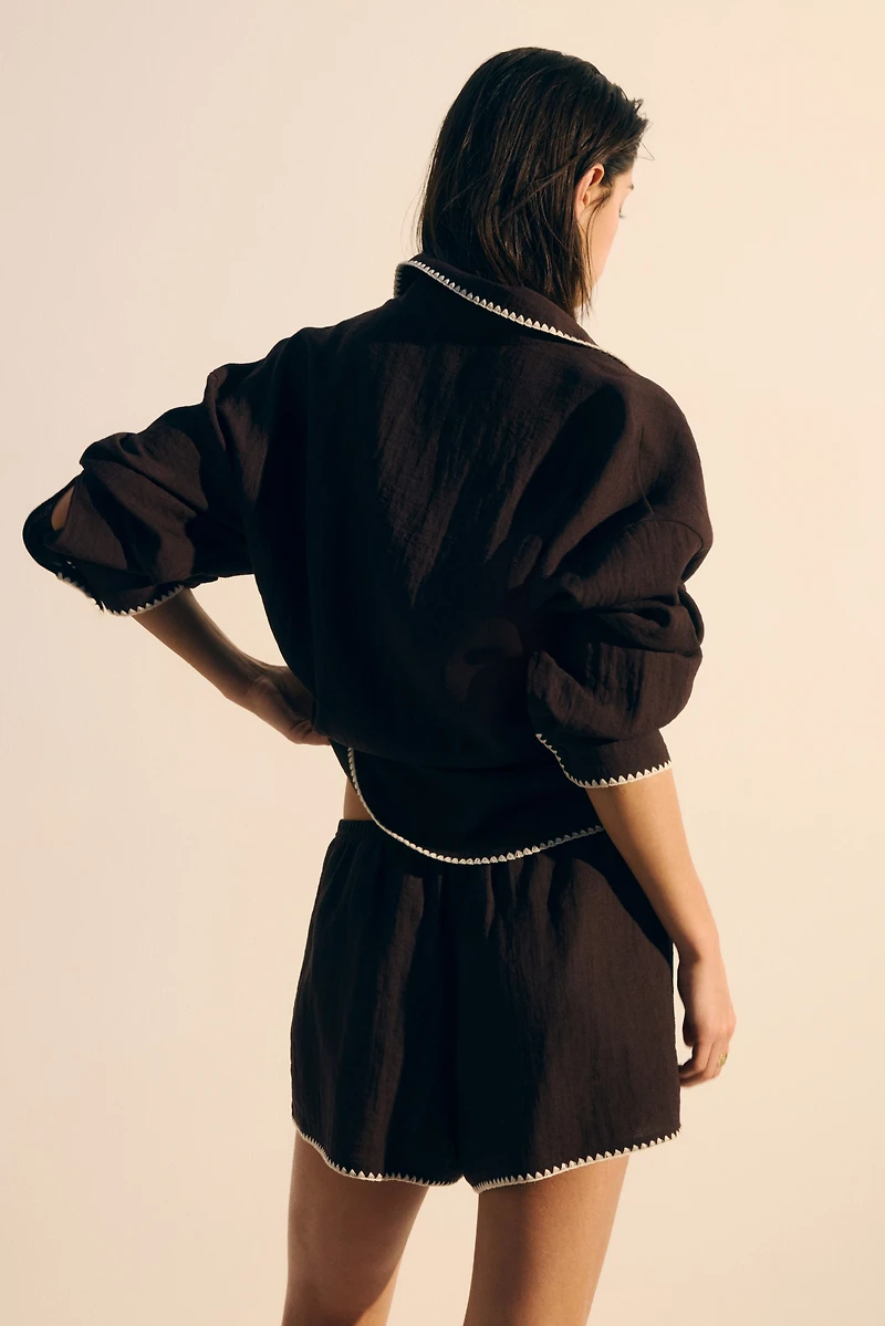 Loose-Fit Beach Shorts