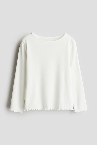 Long-sleeved Jersey Top