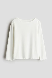 Long-sleeved Jersey Top