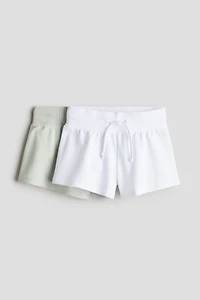 Lot de 2 shorts en molleton
