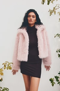Cropped Fluffy Jacket