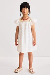 Eyelet-Embroidered Dress
