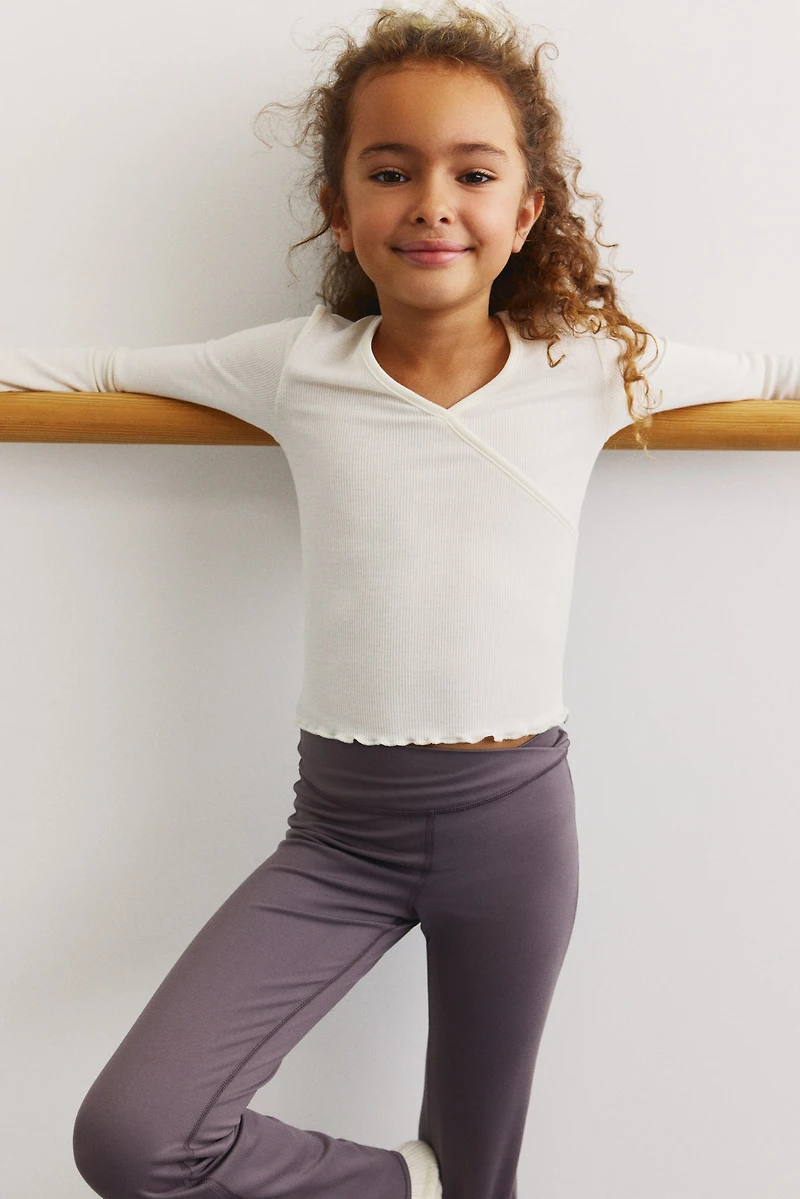 Flared Sports Leggings with SoftMove™