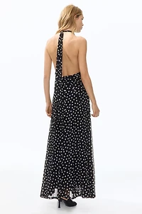 Mesh Halterneck Dress