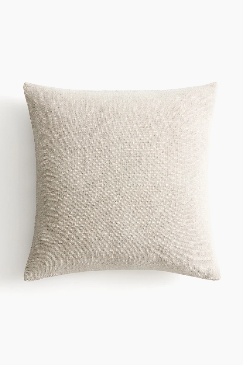 Linen-Blend Cushion Cover