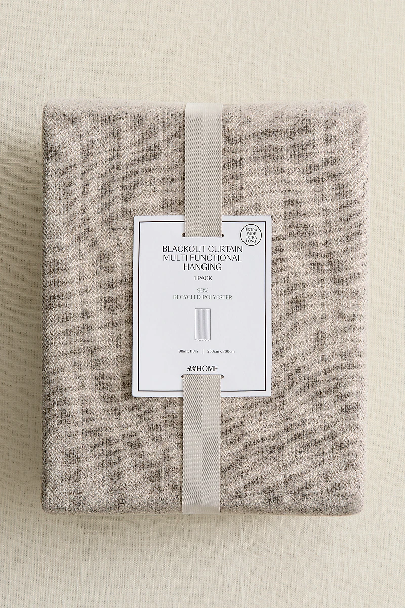 Lot de 1 rideau occultant long et large