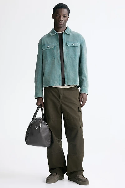 Relaxed-Fit Cotton Cargo Pants