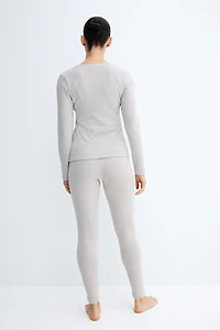 MAMA Before & After Ribbed Leggings