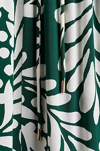 Long Puff-Sleeved Dress