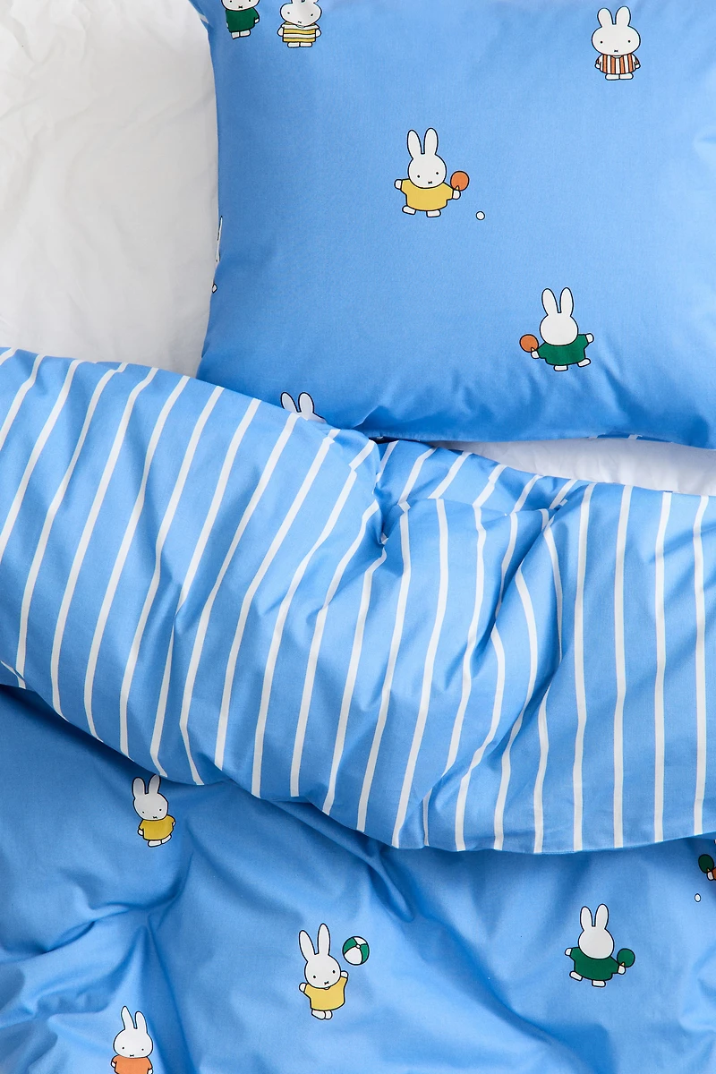 Printed Twin Duvet Cover Set