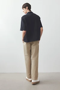 Regular-Fit Textured Resort Shirt