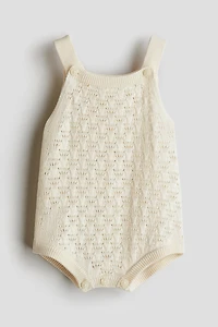 Silk-Blend Romper Suit