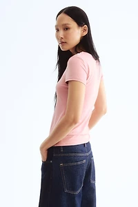 Fitted Microfiber T-shirt