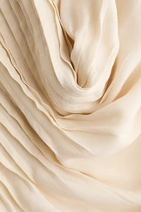 Pintuck Dress with Lace Panel