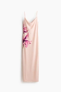 Cowl-Neck Slip Dress