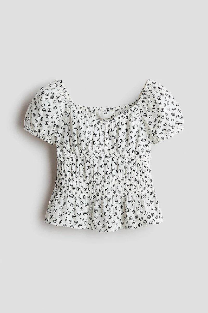 Crinkled Cotton Top
