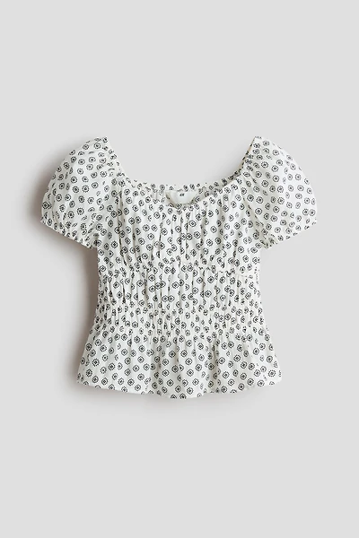 Crinkled Cotton Top