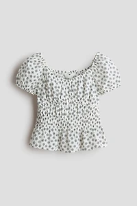 Crinkled Cotton Top
