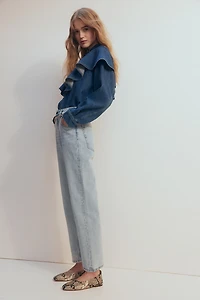 Straight High Ankle Jeans