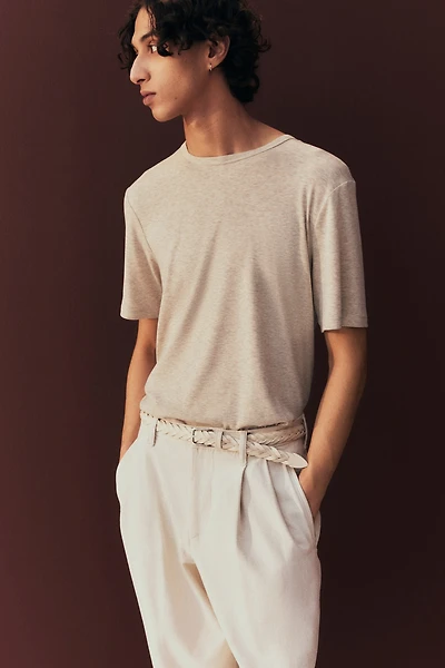 Regular-Fit Lyocell-Blend T-Shirt