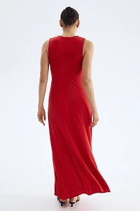 Long Draped Dress