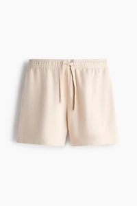 Short en molleton de coton délavé