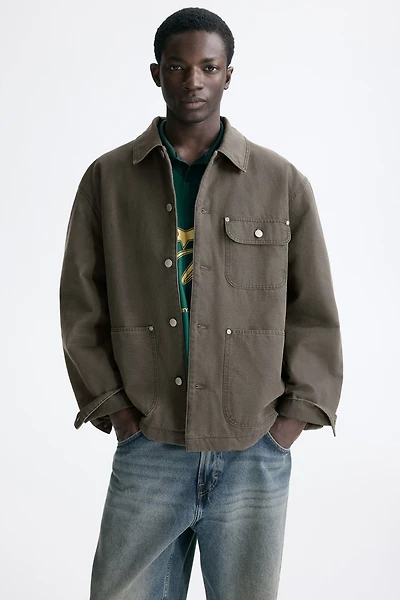 Veste-chemise matelassée