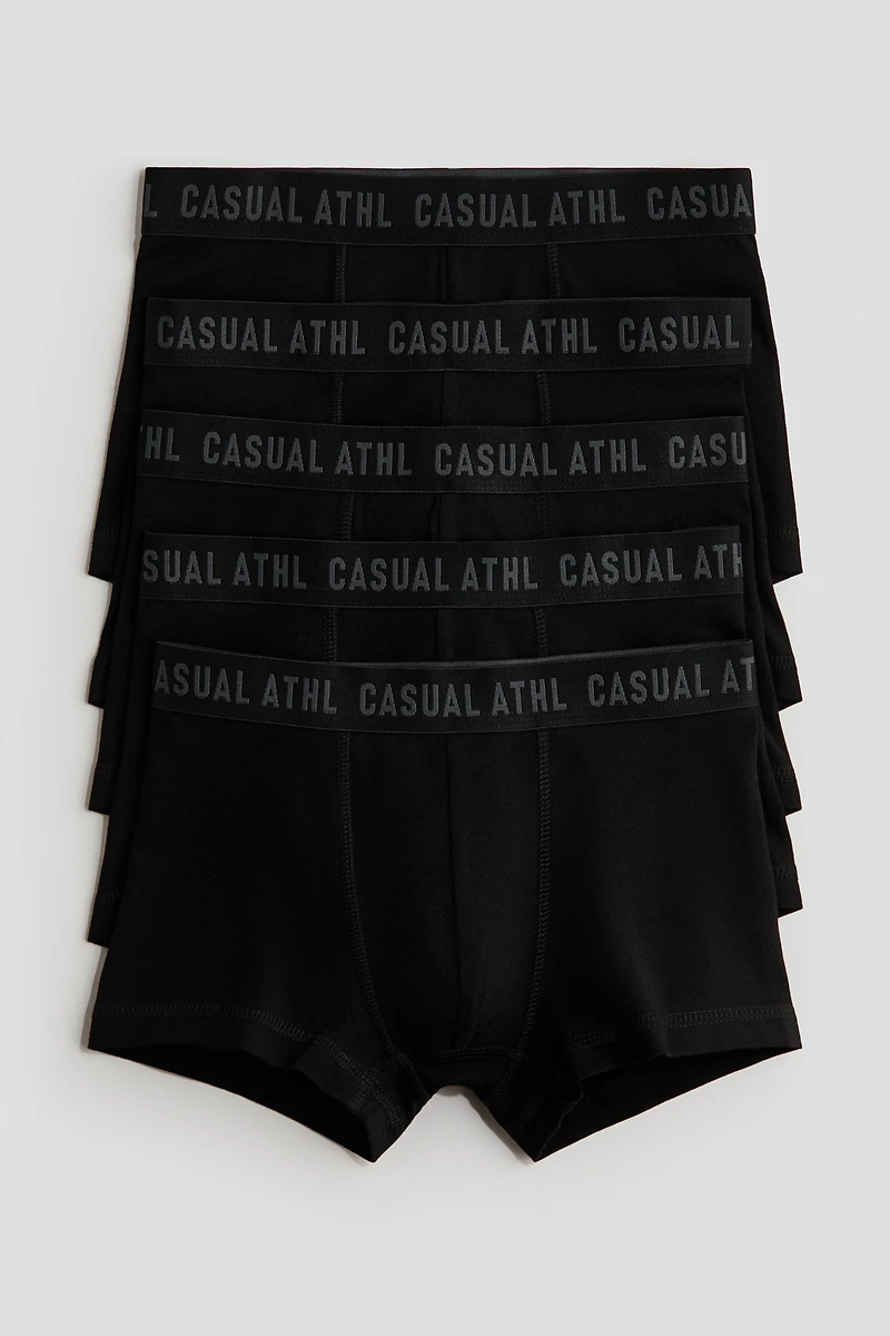 5-Pack Cotton Boxer Briefs