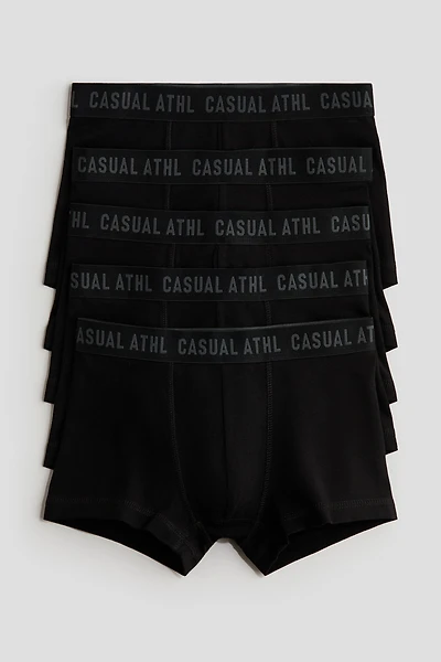 5-Pack Cotton Boxer Briefs