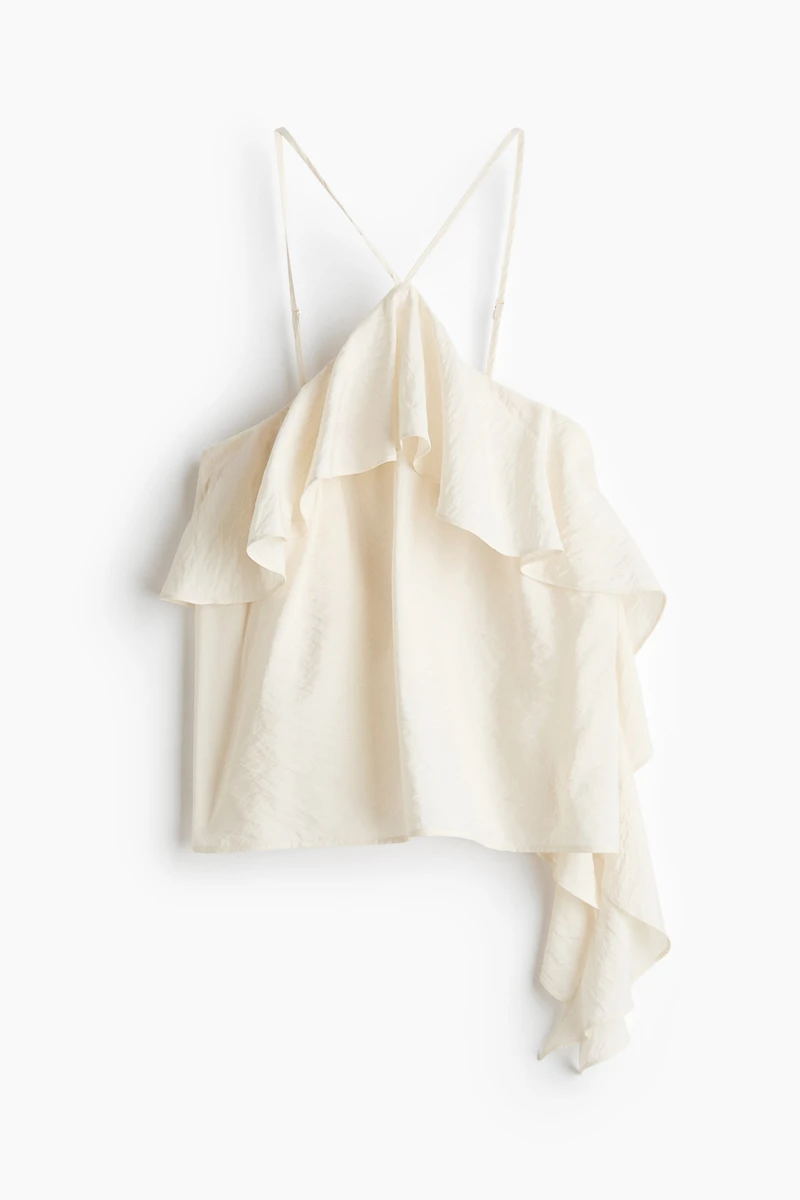 Flounced Strappy Top