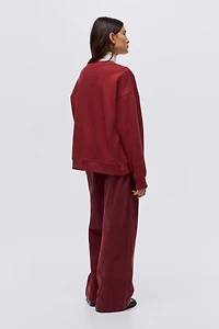 Sweatshirt with Text Motif