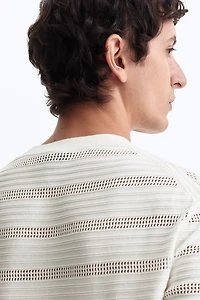 Slim-Fit Knit T-Shirt