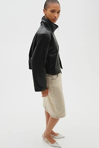 Veste en tissu enduit