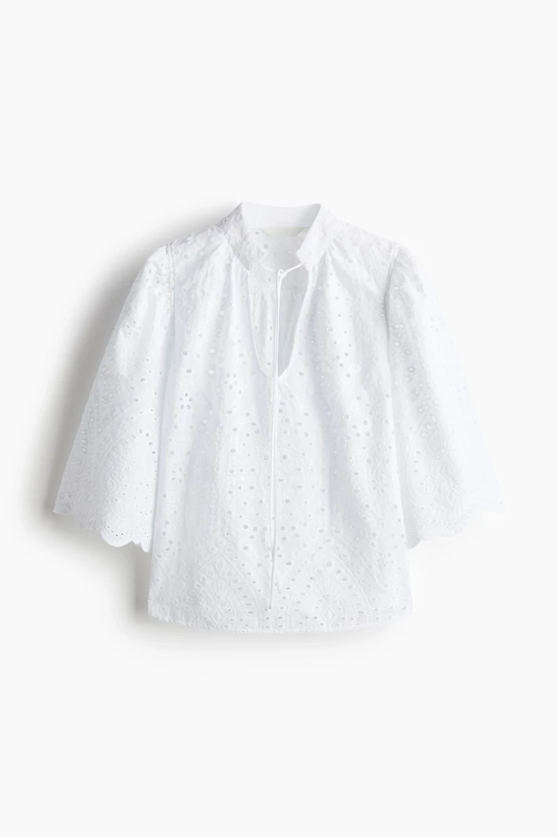 Broderie anglaise blouse