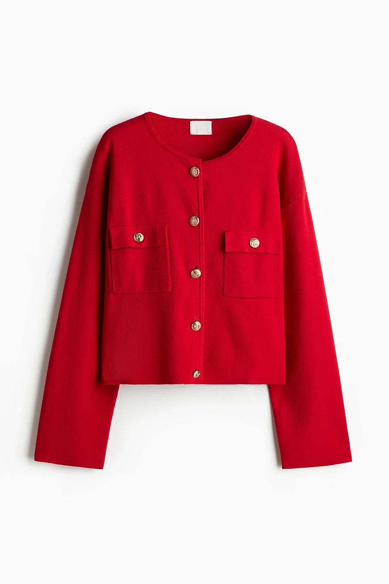 Pocket-Detail Cardigan