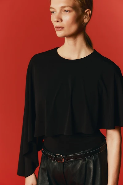 Cape-Detail Top