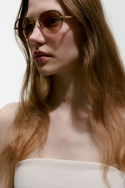 Lunettes de soleil rondes