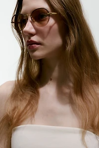 Lunettes de soleil rondes