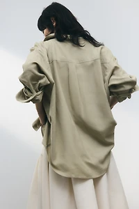 Linen-blend Shirt