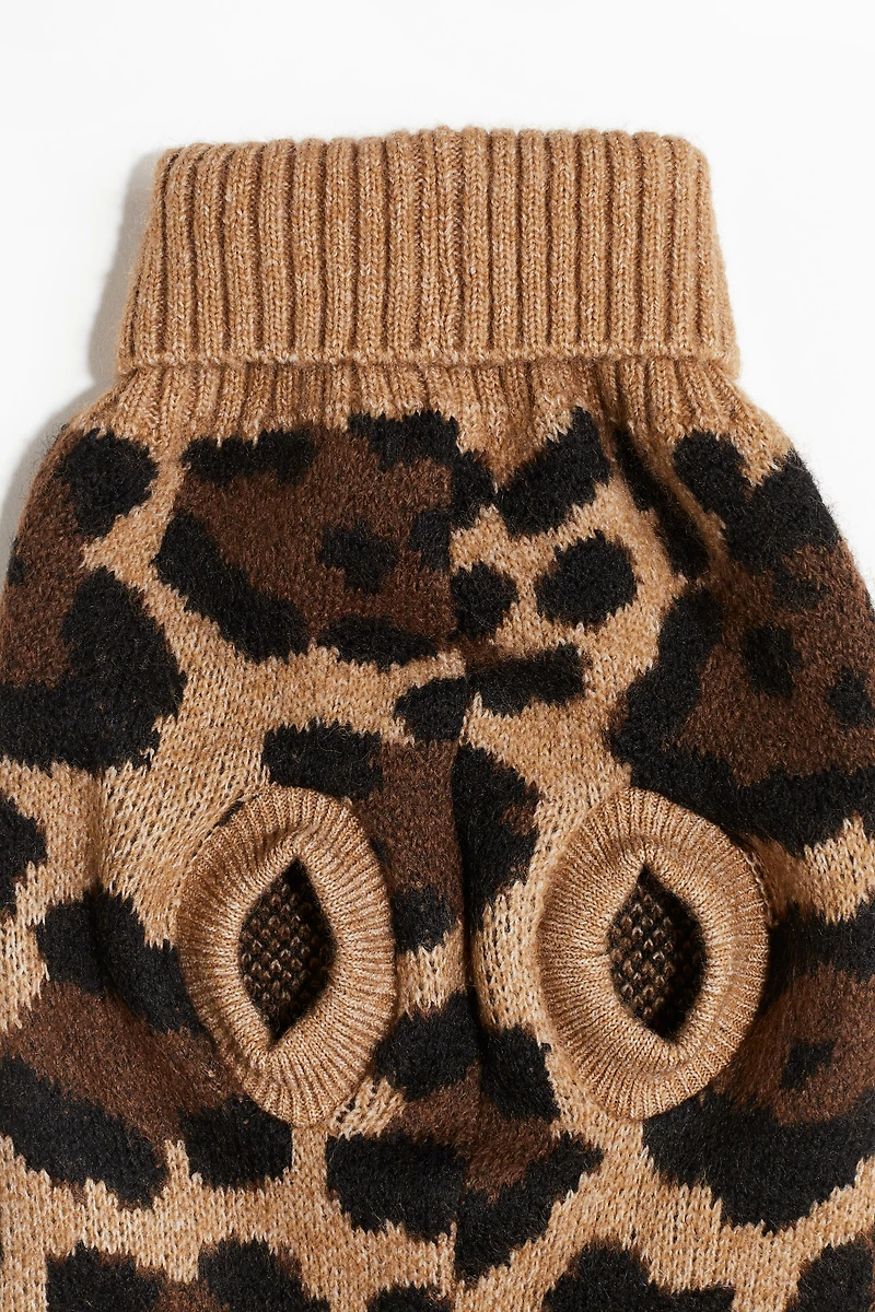 Jacquard-knit Dog Sweater