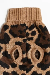 Jacquard-knit Dog Sweater