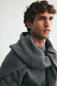 Regular-Fit Brushed Sweater