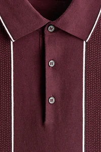 Regular-Fit Knit Polo Shirt