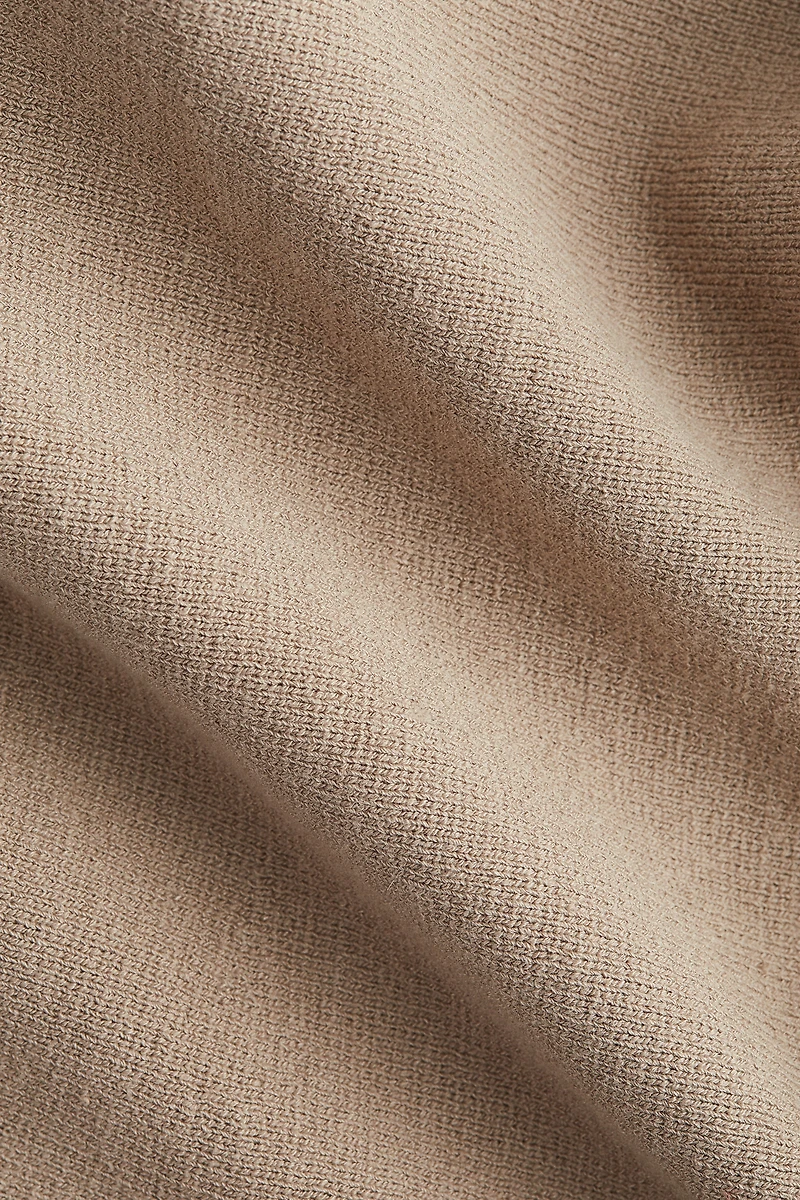 Chandail péplum en soie mélangée