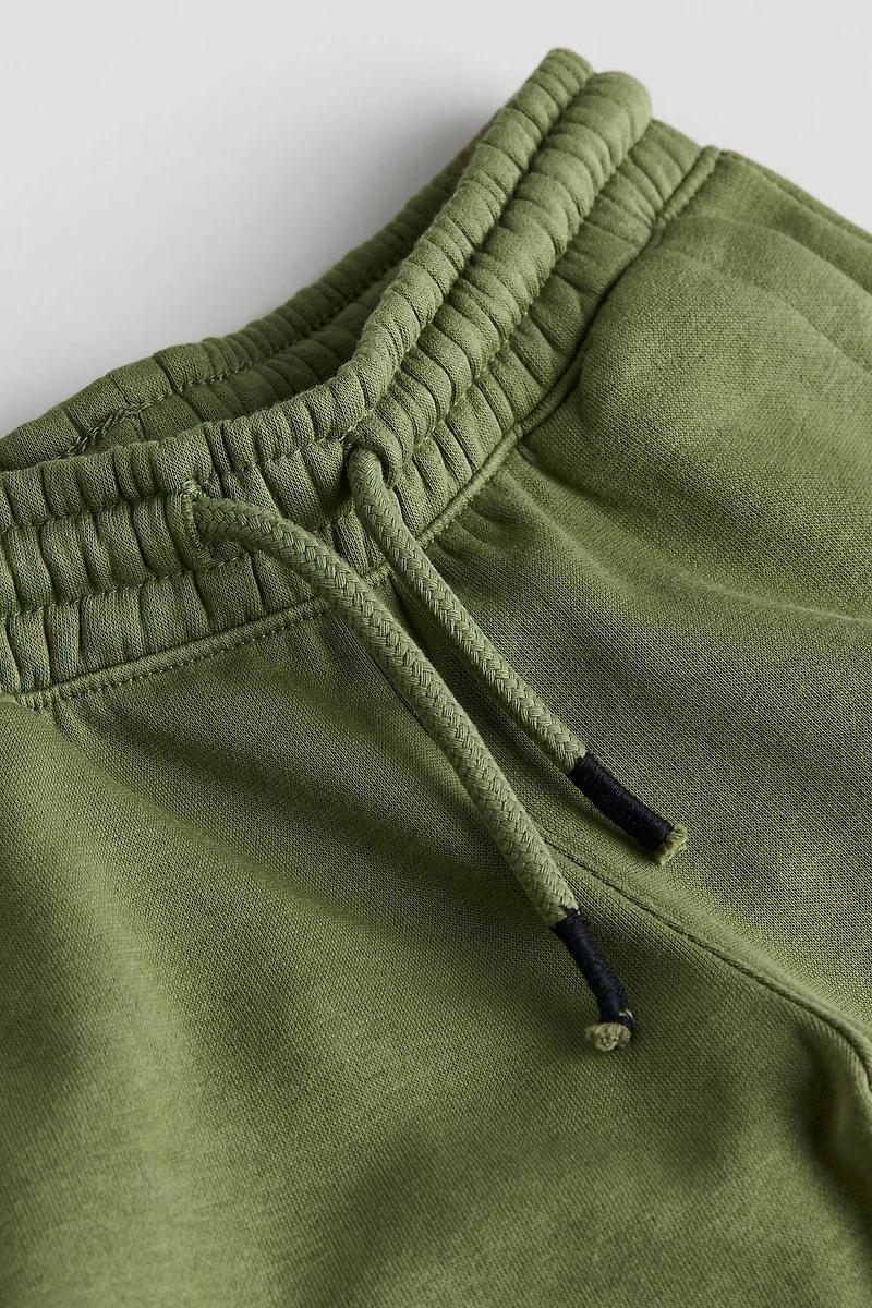 Brushed-Inside Cargo Joggers