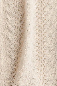 Crochet-Look Midi Dress