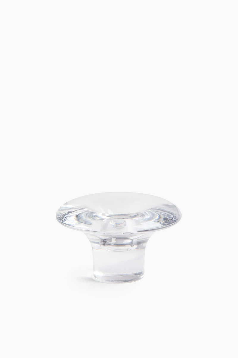 Glass Candleholder