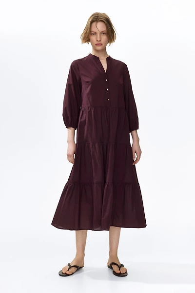 Tiered Midi Dress