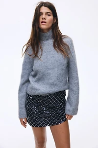 Mock Turtleneck Sweater