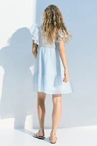 Ruffle-Trimmed Dress